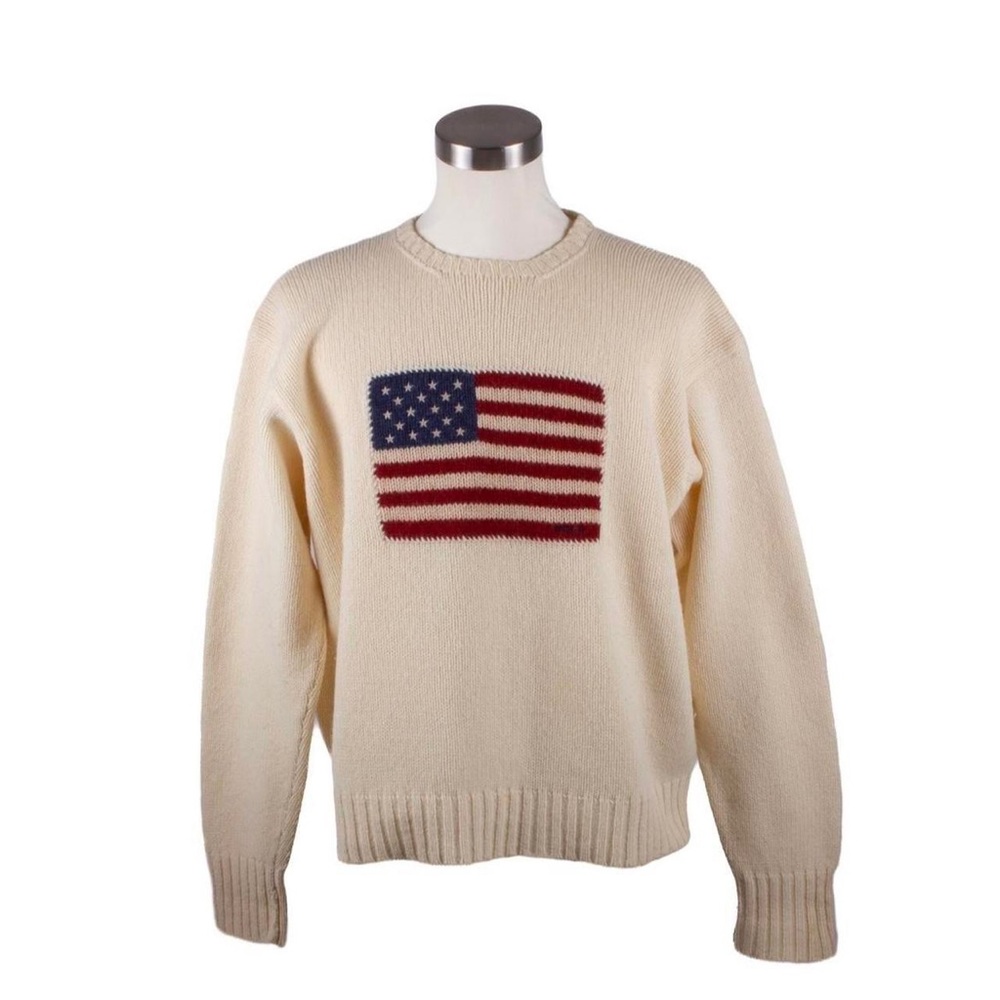 Classic Ralph Lauren American Flag sweater